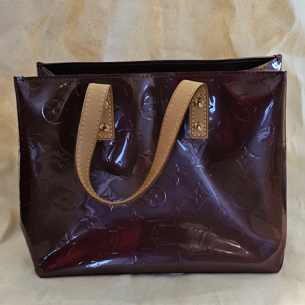 LV PM Patent Leather Monogram Vernis